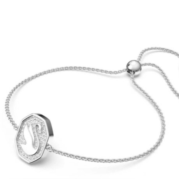 Swarovski Signum Bracelet, Swan, White, Rhodium plated new in gift box. - Picture 2 of 10